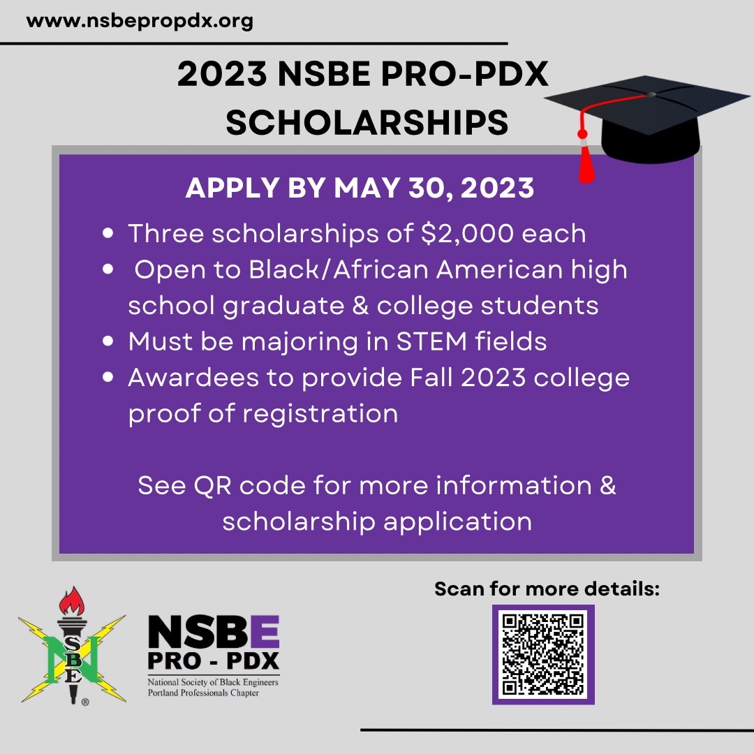 NSBE PROPDX Scholarships University of Portland