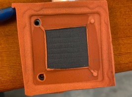 Figure3 Gasket that restricts flow through battery