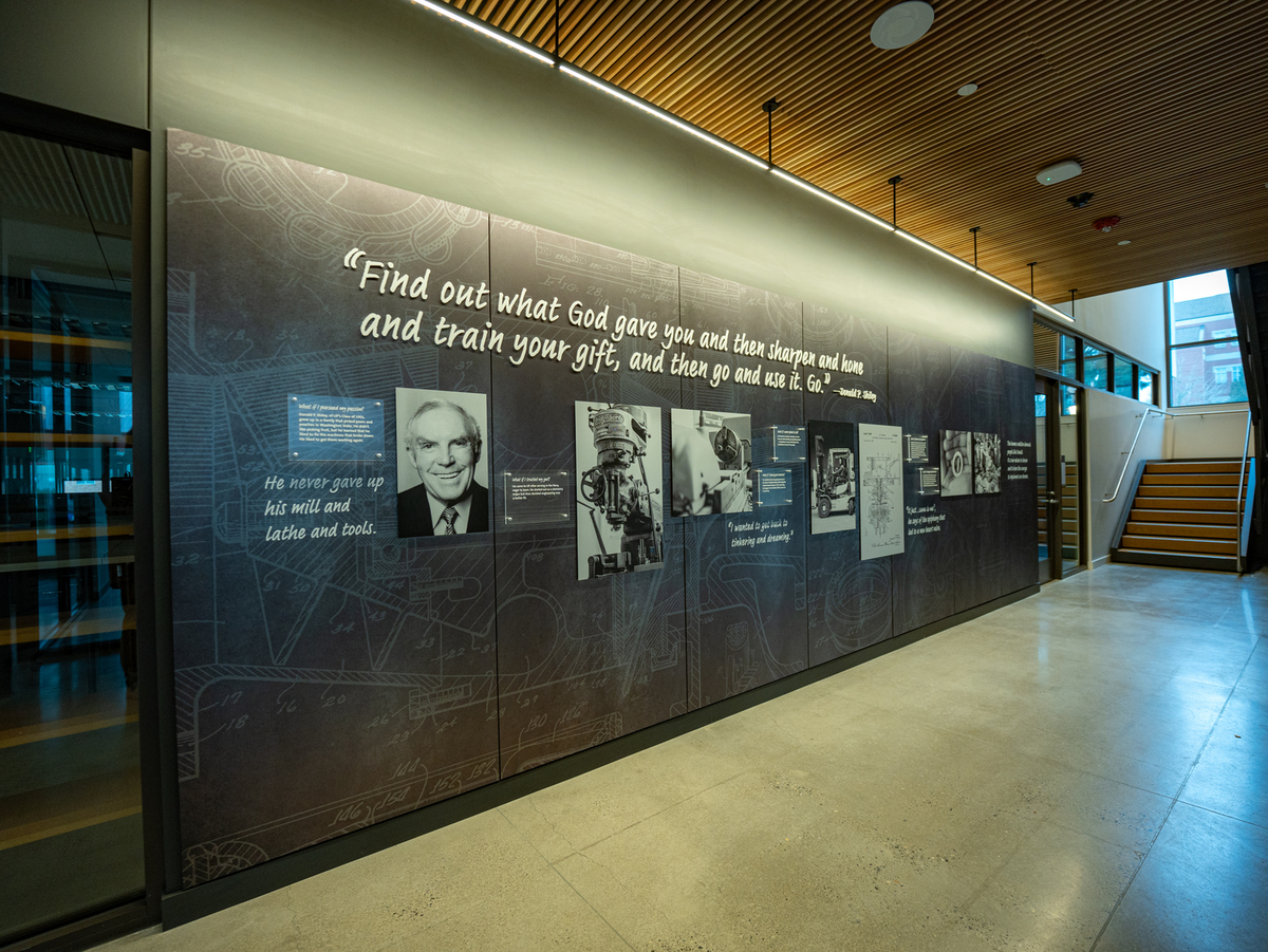 The Donald's Garage workspace inside Shiley Marcos